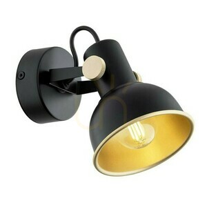 Nástěnné svítidlo ARGON LENORA černé/zlaté E14 SKU 8246 small 0