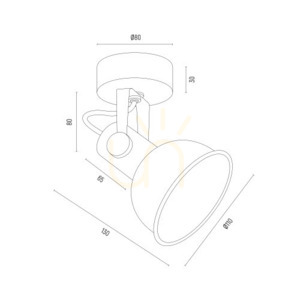 Nástěnné svítidlo ARGON LENORA zelené E14 1x7W 8299 small 3