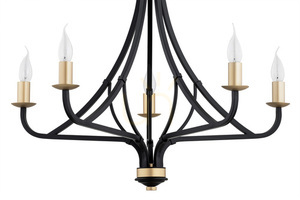 Lustr ARGON Lorenzo černý/zlatý 5xE14, 700 mm, SKU 2171 small 2