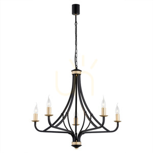 Lustr ARGON Lorenzo černý/zlatý 5xE14, 700 mm, SKU 2171 small 0