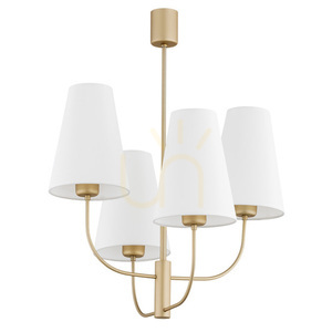 Lustr ARGON SAFIANO bílý zlatý E27 4×1W 1821 small 1