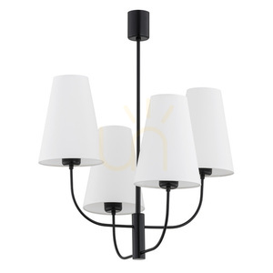 Lustr ARGON SAFIANO bílý/černý E27 4x1W SKU 1822 small 1