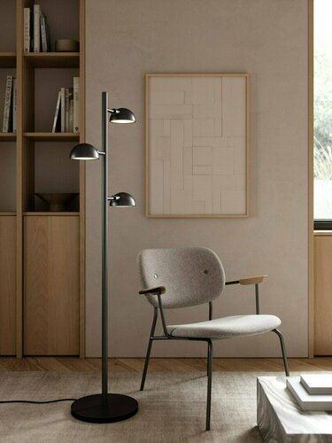 Kontrola Stojací lampa Nomi černá Nordlux