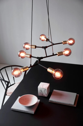 Kontrola Josefine 7 závěsná lampa černá Nordlux
