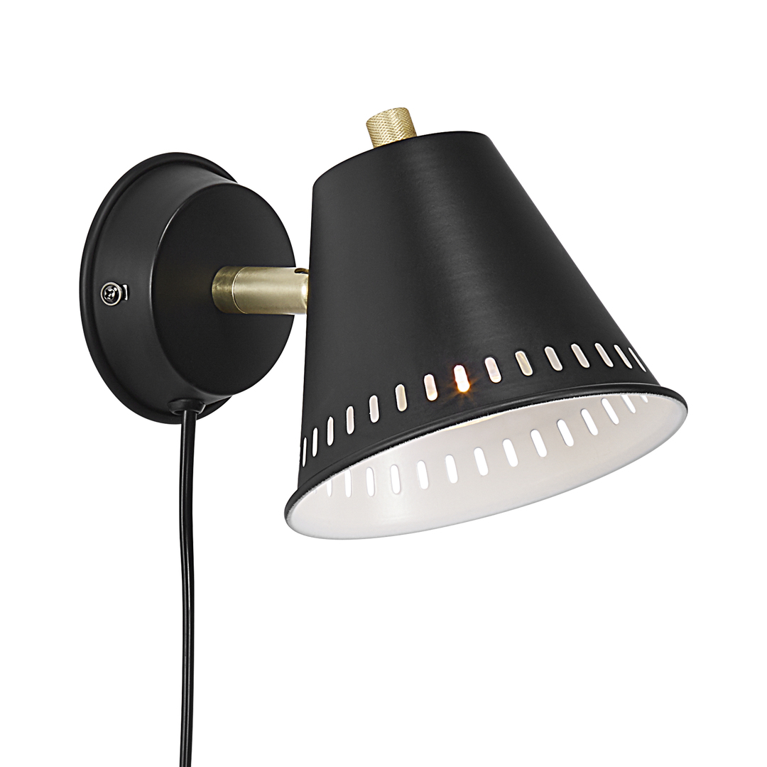 Kontrola Borovicové nástěnné svítidlo Black Nordlux Borovicové nástěnné svítidlo Black Nordlux