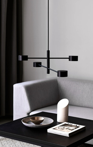 Kontrola Závěsná lampa Clyde 4 černá Nordlux