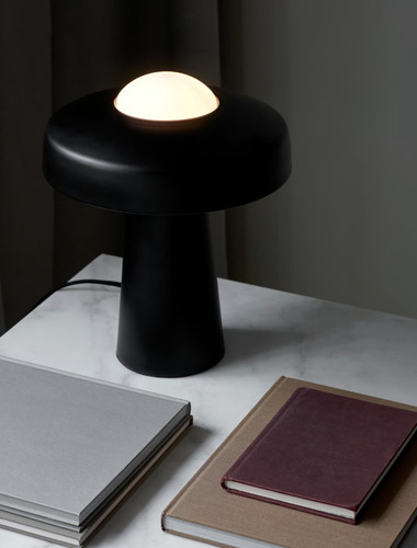 Kontrola Časová stolní lampa Black Nordlux
