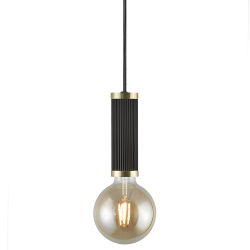 Kontrola Galloway závěsná lampa Black Nordlux