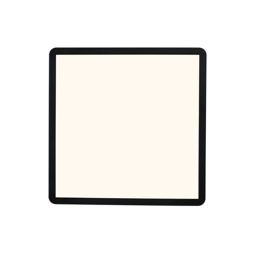 Kontrola Oja Square 29 IP54 Black Nordlux koupelnový plafón