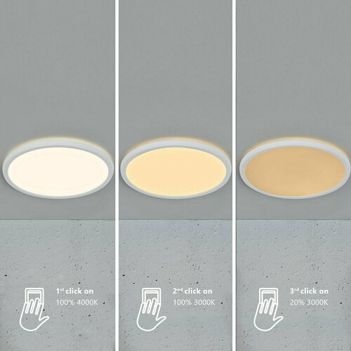 Kontrola Plafond Oja 42 IP20 3000/4000K bílá Nordlux