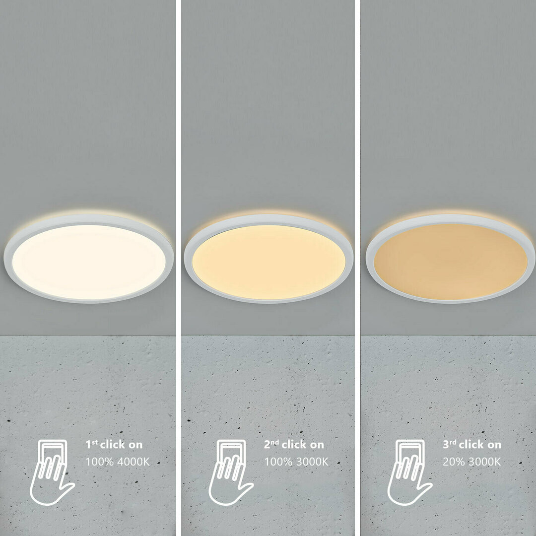 Pohled Plafond Oja 42 IP20 3000/4000K bílá Nordlux Plafond Oja 42 IP20 3000/4000K bílá Nordlux