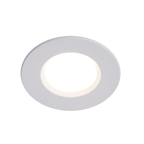 Kontrola Koupelnové zápustné svítidlo Nordlux Mahi LED 8,5 W 3000 K 621 lm IP65 bílé ⌀8,5 cm 2015430101