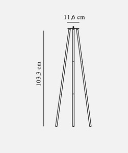 Stativ pro svítidlo Nordlux Kettle To-Go Tripod 110 z přírodního dřeva 2018044014 small 3