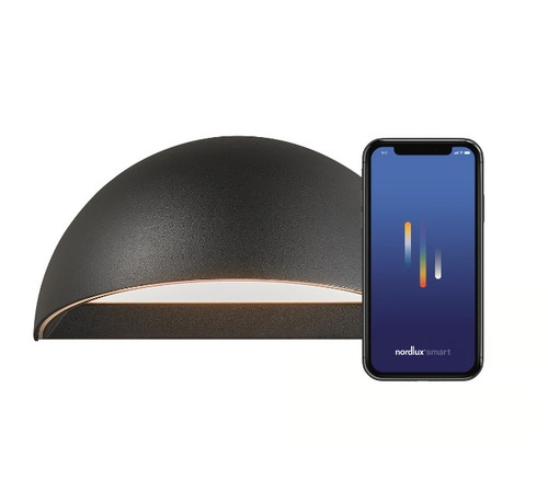 Kontrola Venkovní nástěnná lampa Arcus Smart černá Nordlux