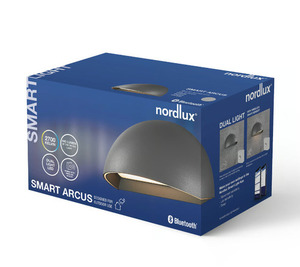 Venkovní nástěnné svítidlo Arcus Smart Grey Nordlux small 8