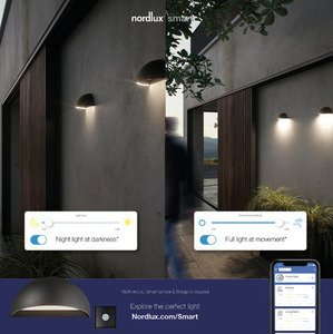 Venkovní nástěnné svítidlo Arcus Smart Grey Nordlux small 6