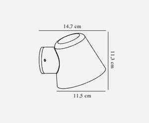 Venkovní nástěnná lampa Aleria šedá Nordlux 2 Venkovní nástěnná lampa Aleria šedá Nordlux small 2