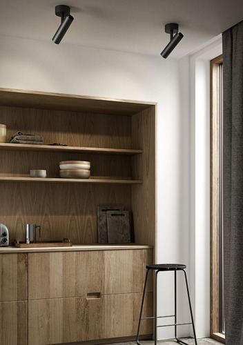 Kontrola Plafon Nordlux MIB černý GU10 1x8W kov IP20 nastavitelné světlo