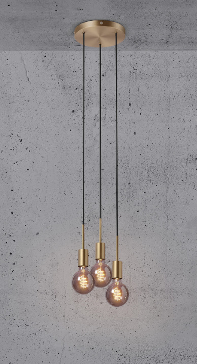 Pohled Paco 3 mosazné závěsné svítidlo Nordlux Paco 3 mosazné závěsné svítidlo Nordlux