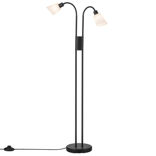 Kontrola Molli Dbl-podlahová lampa Black/Opal Nordlux
