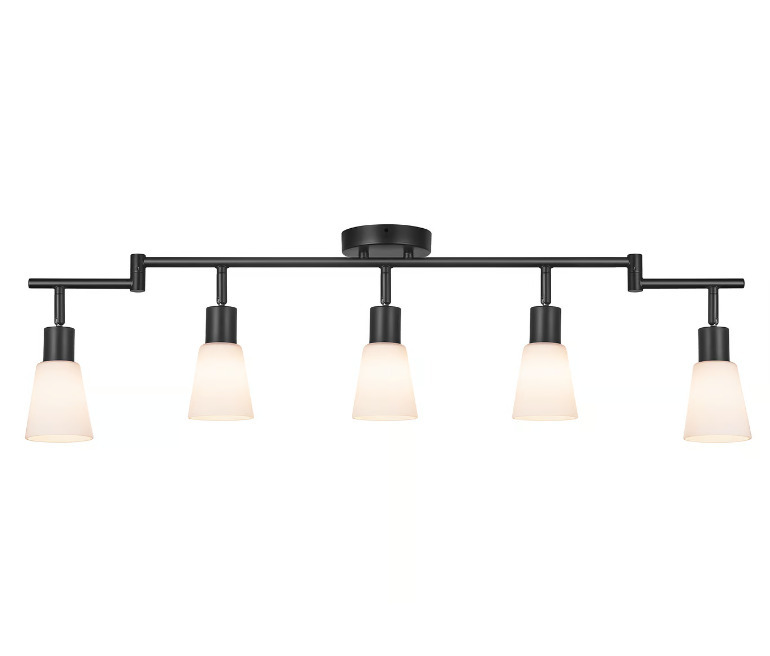 Kontrola Stropní svítidlo Cole 5-Rail Black/Opal od společnosti Nordlux Stropní svítidlo Cole 5-Rail Black/Opal od společnosti Nordlux