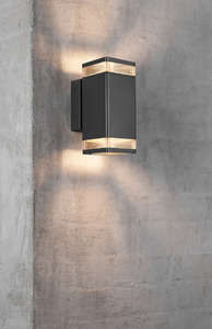 Venkovní nástěnná lampa Elm černá Nordlux 2 Venkovní nástěnná lampa Elm černá Nordlux small 2