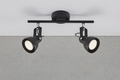 Kontrola Aslak 2-spot Black Nordlux