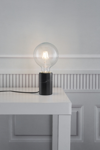 Kontrola Stolní lampa Siv Marble Black Nordlux