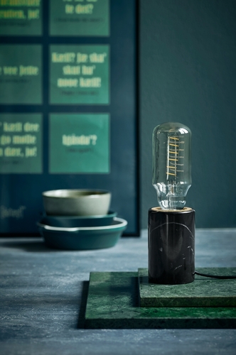Kontrola Stolní lampa Siv Marble Black Nordlux