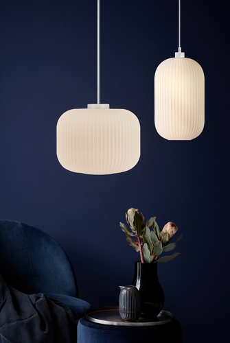 Kontrola Závěsná lampa Milford 20 Opal Nordlux