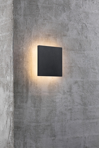 Kontrola Artego Square nástěnné svítidlo Black Nordlux