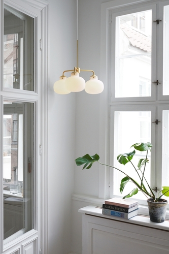 Kontrola Raito 3 rameno Pen. Opalwhite Nordlux