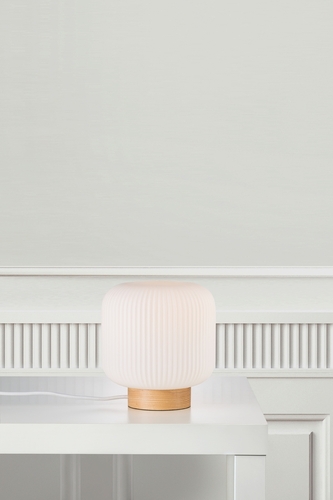 Kontrola Stolní lampa Milford Ash/Opalwhite od společnosti Nordlux