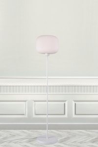 Stojací lampa MILFORD Nordlux E27 40W sklo bílá small 2