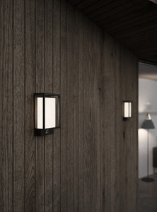 Venkovní nástěnné svítidlo se senzorem pohybu Nestor černé IP44 Nordlux small 1