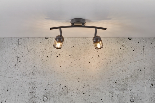 Kontrola Alfred 2-spot Black Nordlux