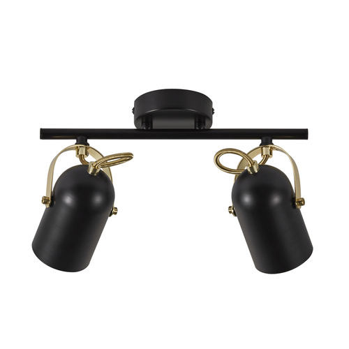 Kontrola Lotus 2-Spot Black Nordlux
