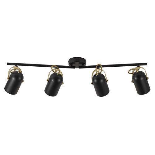 Kontrola Lotus 4-spot Black Nordlux