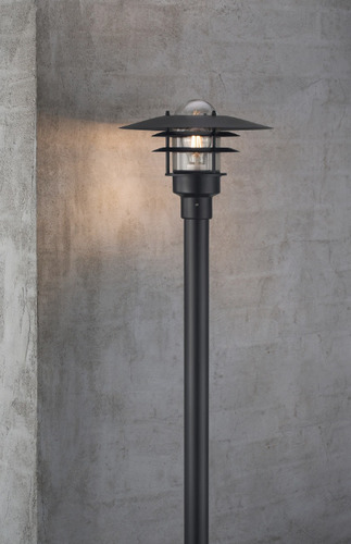 Kontrola Lønstrup 32 zahradní stojací lampa černá Nordlux