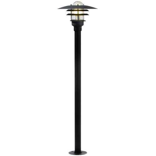 Kontrola Lønstrup 32 zahradní stojací lampa černá Nordlux