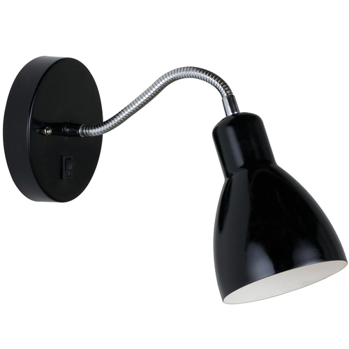 Kontrola Nástěnné svítidlo Cyclone Flex Black Nordlux