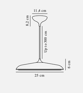 Závěsná lampa Artist 25 šedá od společnosti Nordlux small 3
