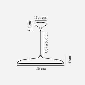 Závěsná lampa Nordlux Artist 40 šedá small 3