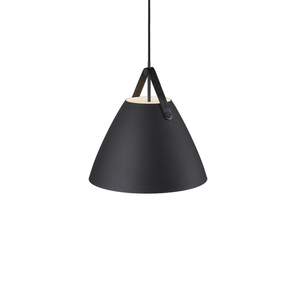 Závěsné svítidlo DFTP Strap 36 černé, kovové s koženými pásky E27 small 3
