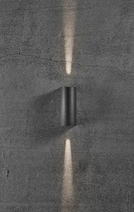 Venkovní nástěnná lampa Asbol Round černá Nordlux small 4