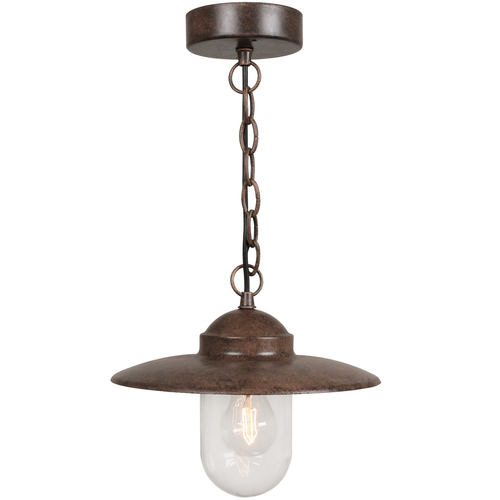 Kontrola Lucemburská hnědá závěsná lampa Nordlux