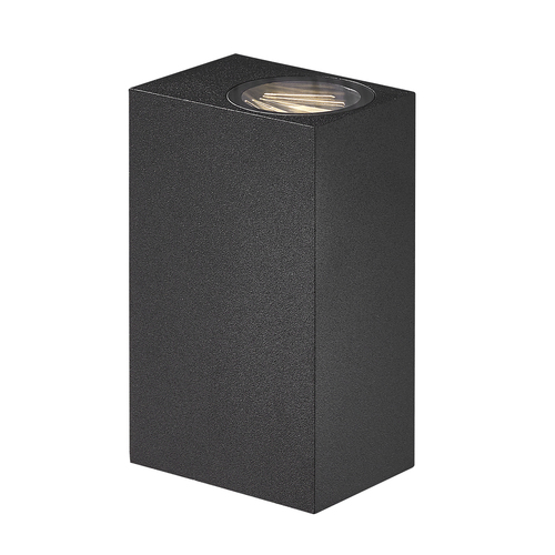 Kontrola Venkovní nástěnná lampa Asbol Kubi černá Nordlux
