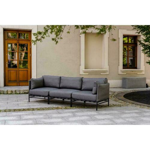 Kontrola Zahradní pohovka SIT SIT Outdoor DANDY 3 místná tmavě šedá schnitelný potah