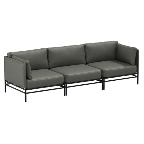 Kontrola Zahradní pohovka SIT SIT Outdoor DANDY 3 místná tmavě šedá schnitelný potah