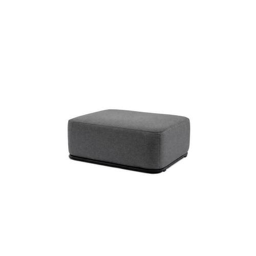 Kontrola Zahradní modul pohovky SIT SIT Outdoor STRAW PUF L, tmavě šedá